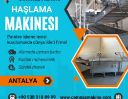 Patates haşlama makinası